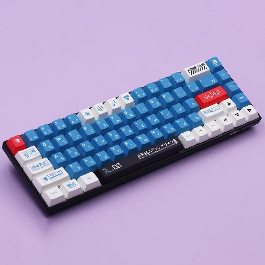 156Keys EVA-00 Keycaps - Cherry Profile - JP