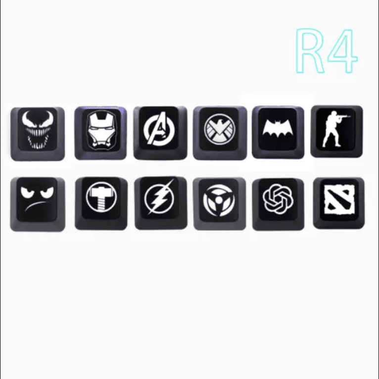 R4 ABS Backlit Keycaps