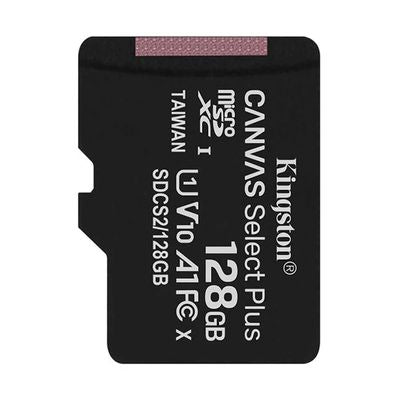 Kingston Canvas Select Plus MicroSD Memory Card with Adapter 64GB 128GB