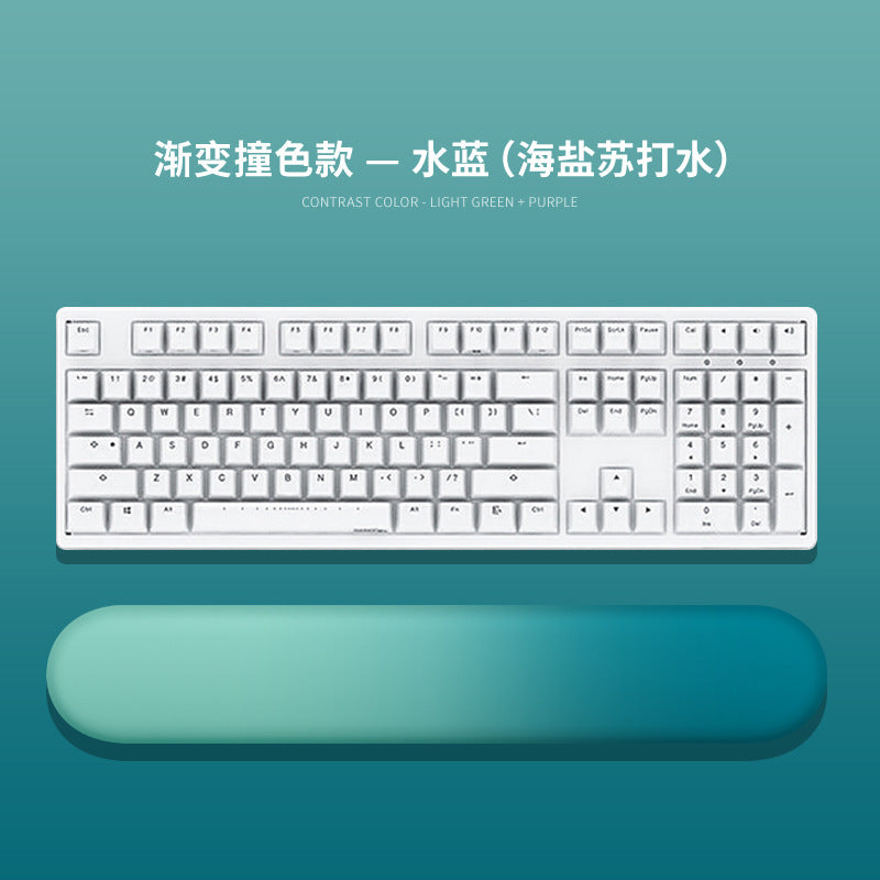 Gradient Memory Foam Wrist Rest Pad - Blue