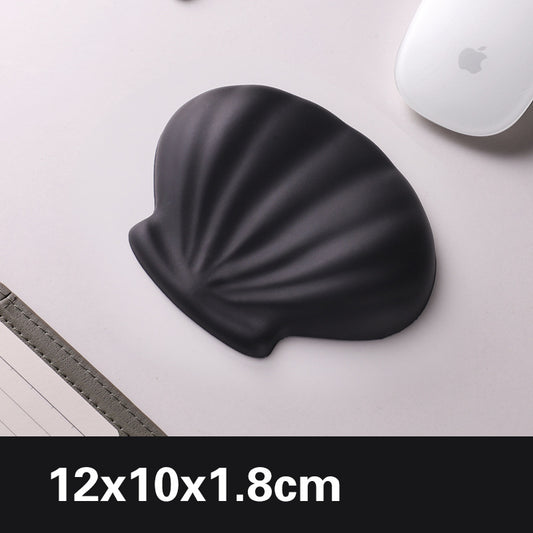 Silicone Filled Shell Shaped Keyboard Mouse Wrist Rest