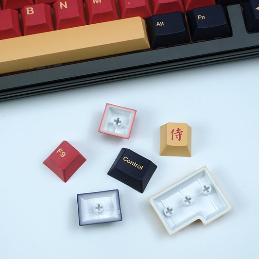 Red Samurai JP Legends Cherry Keycaps Set