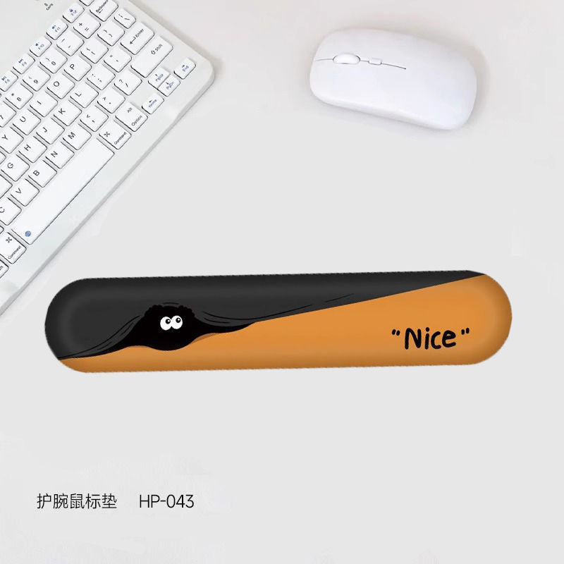 Peek-a-Boo Keyboard Mouse Wrist Rest