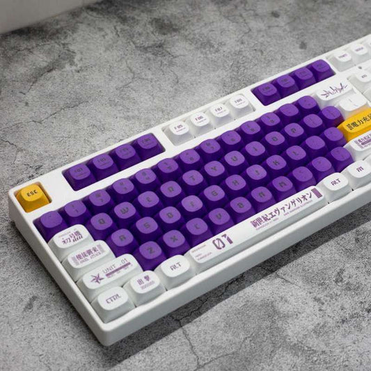 Eva 01 XDA PBT Keycaps Set (Canned)
