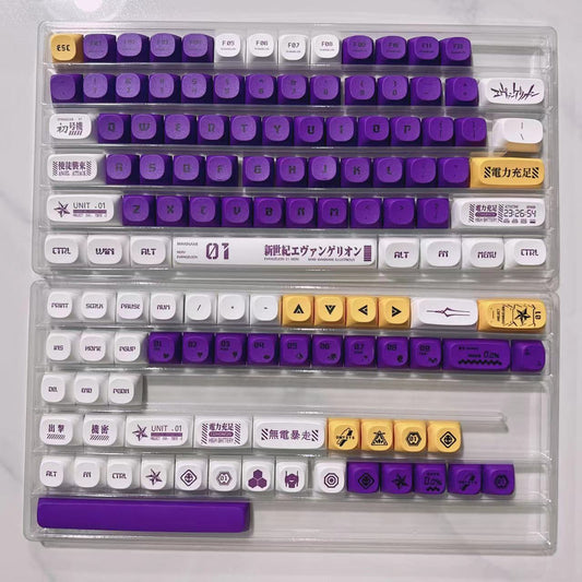 Eva 01 XDA PBT Keycaps Set (Canned)