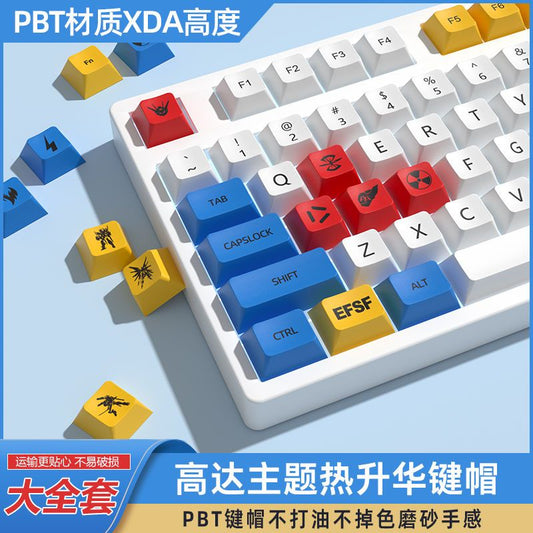 Gundam Cherry Profile 125 Keys PBT Keycaps Set