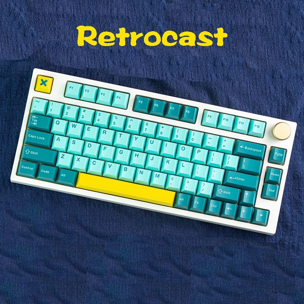 Retrocast XOXO ABS Doubleshot Keycaps