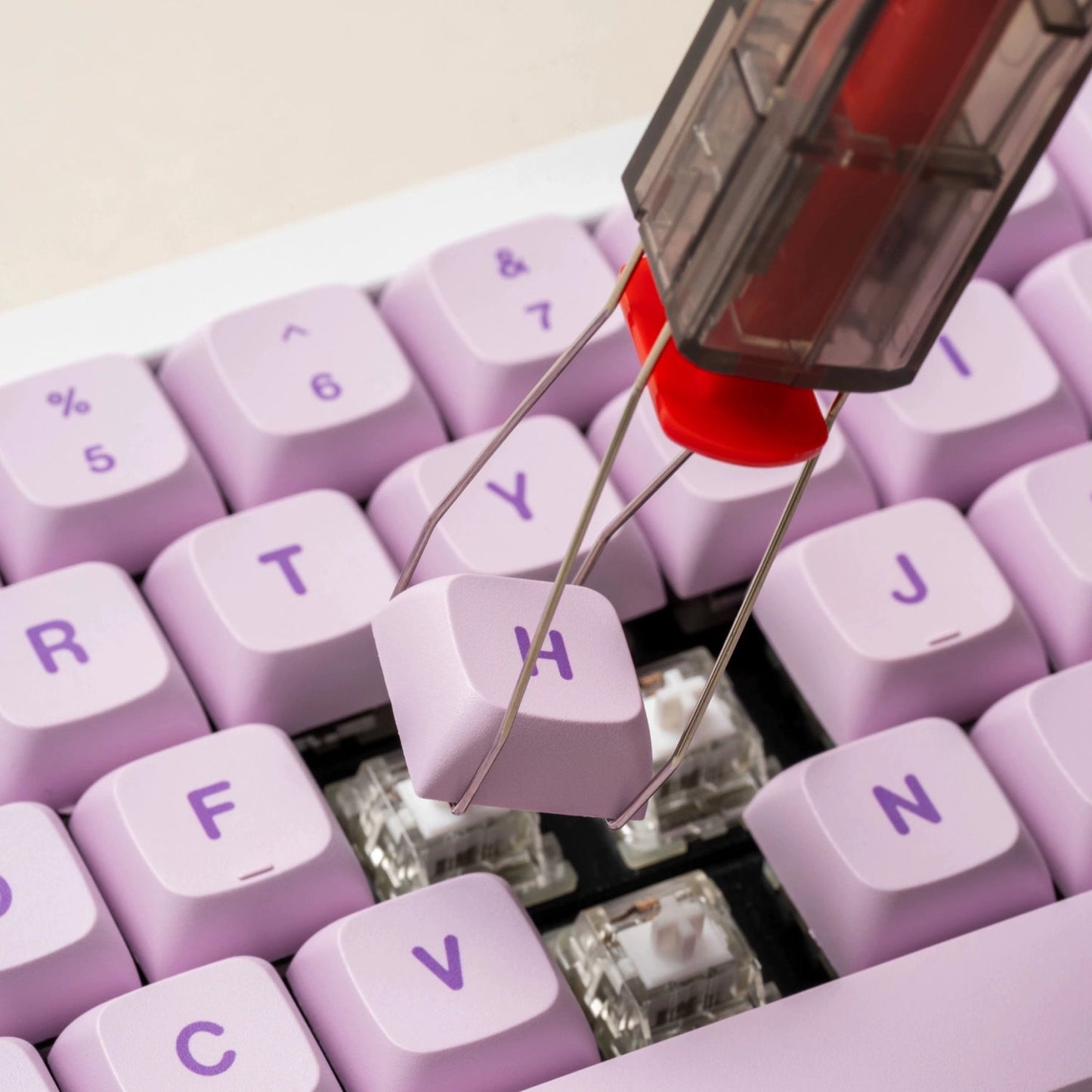 2 in 1 Keycaps & Switch Puller Transparent