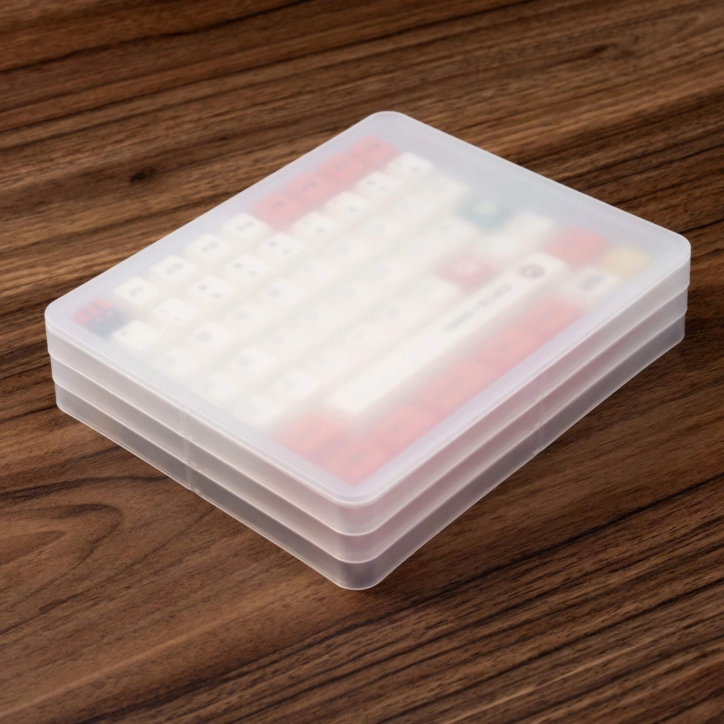 Frosted Triple Layer Keycap Container Box
