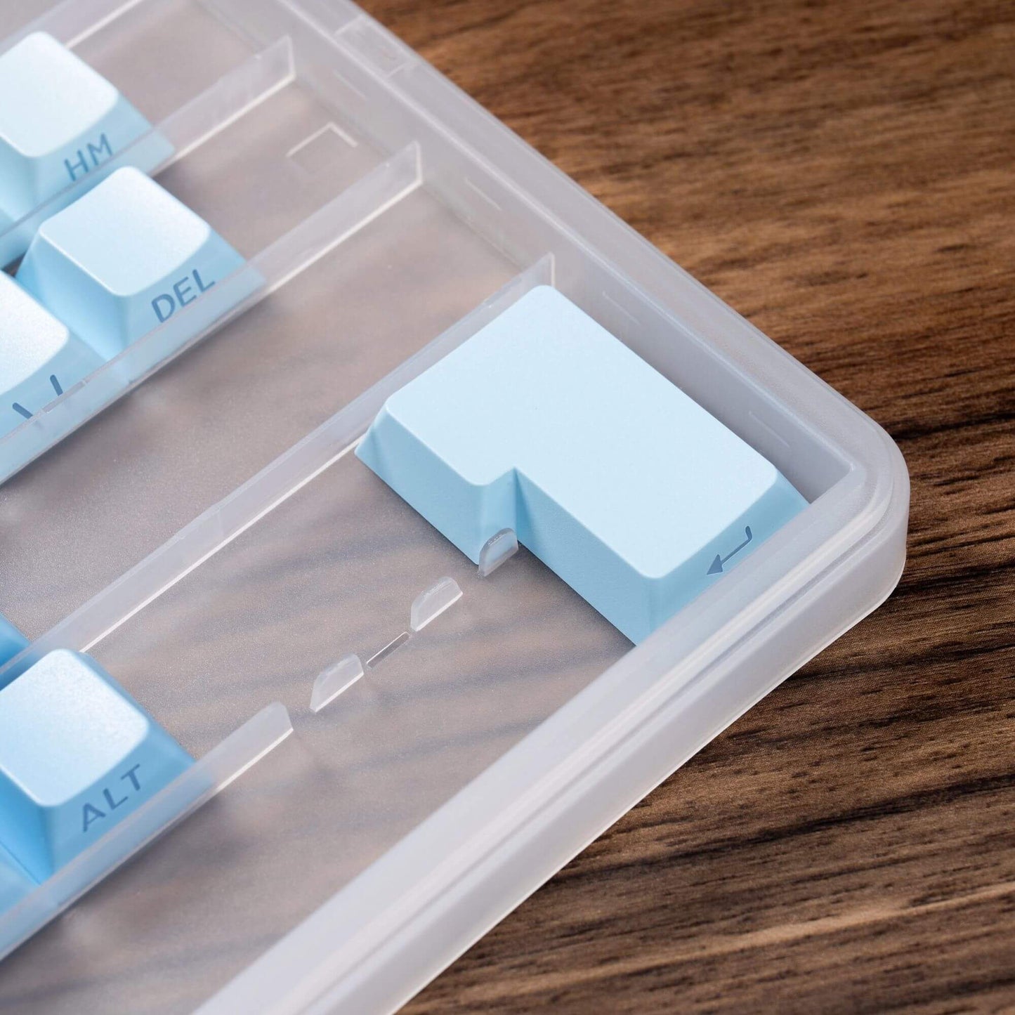 Frosted Triple Layer Keycap Container Box
