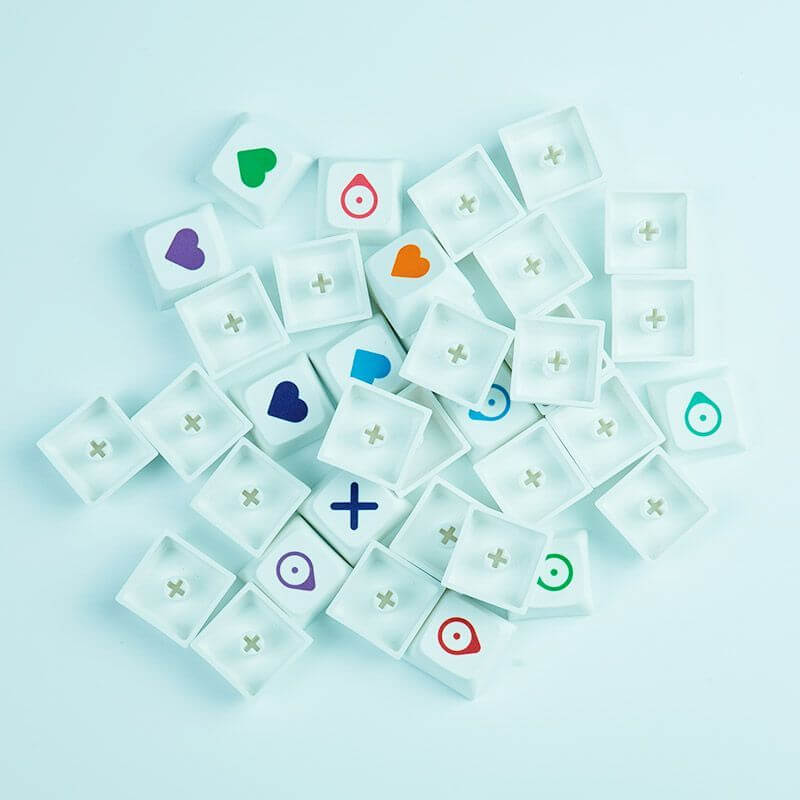 XDA Profile PBT Keycaps 4 Keys