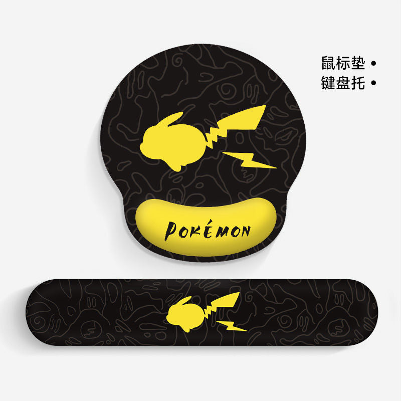Pikachu Keyboard Mouse Wrist Rest Combo