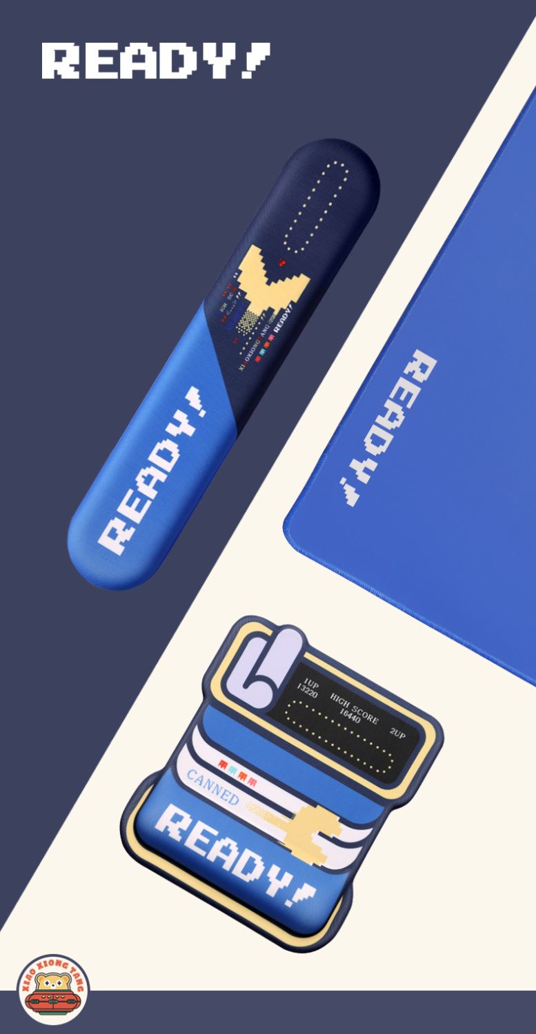 Premium Keyboard Mouse Wrist Rest - Ready