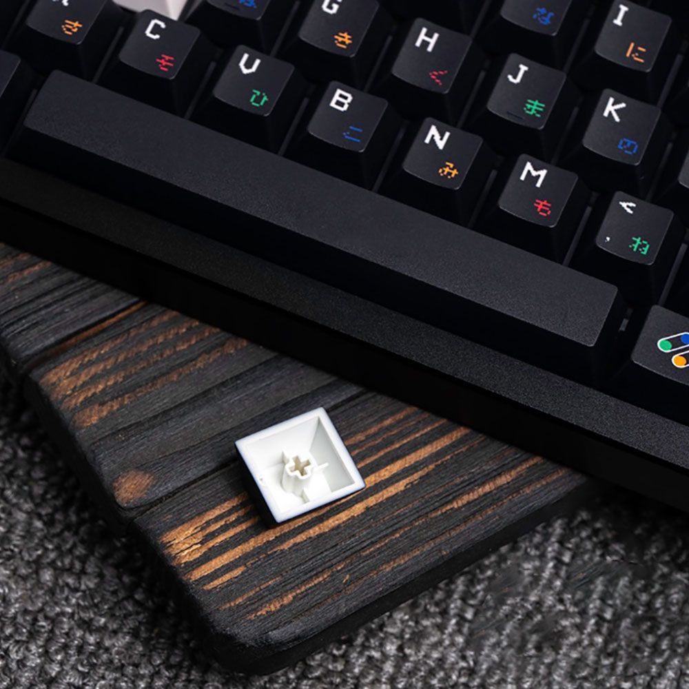 Super Nintendo Retro PBT 140 Keys Keycaps Set -Black