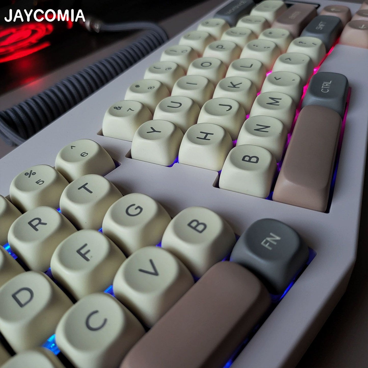 Morandi PBT MOA Profile Keycaps Set