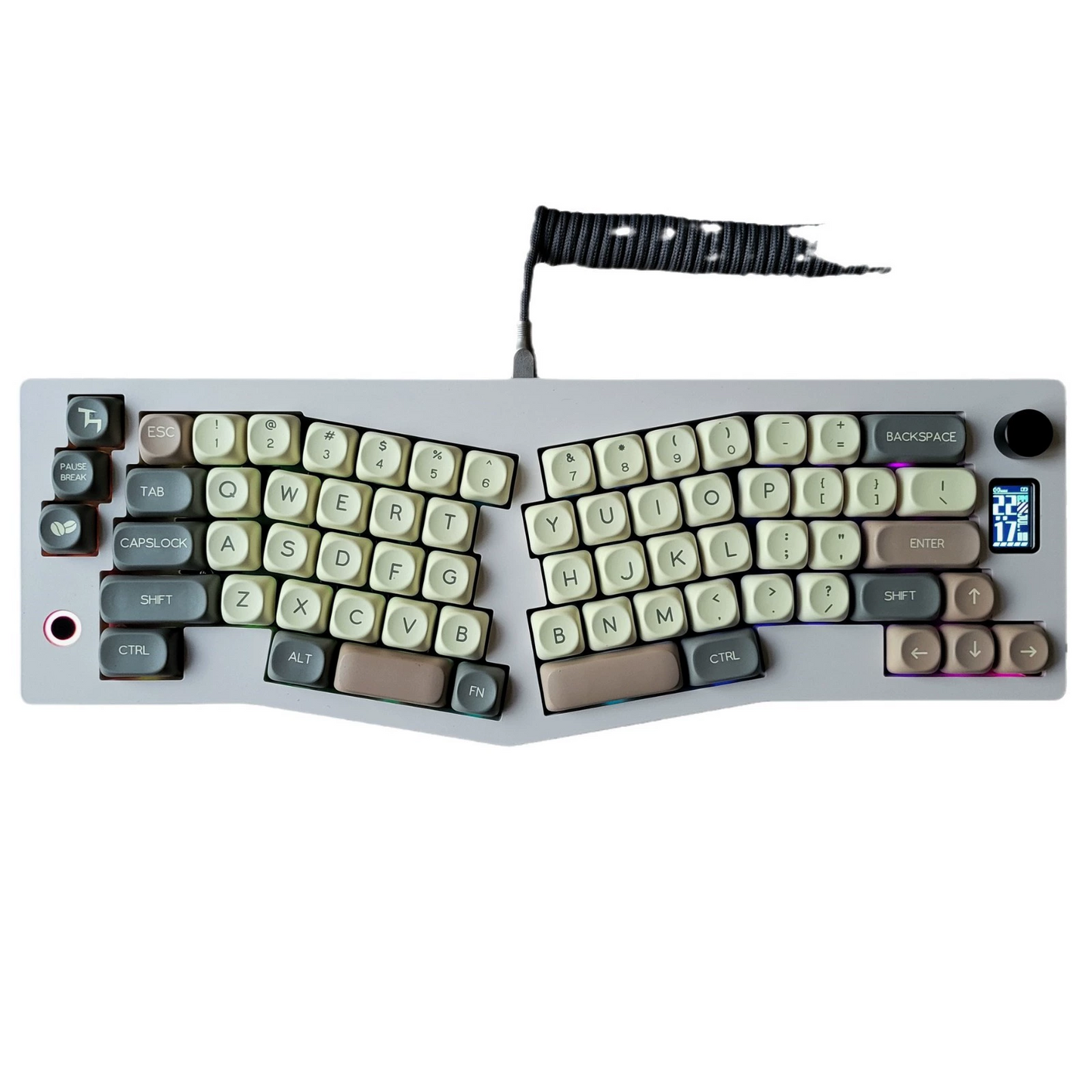 Morandi PBT MOA Profile Keycaps Set