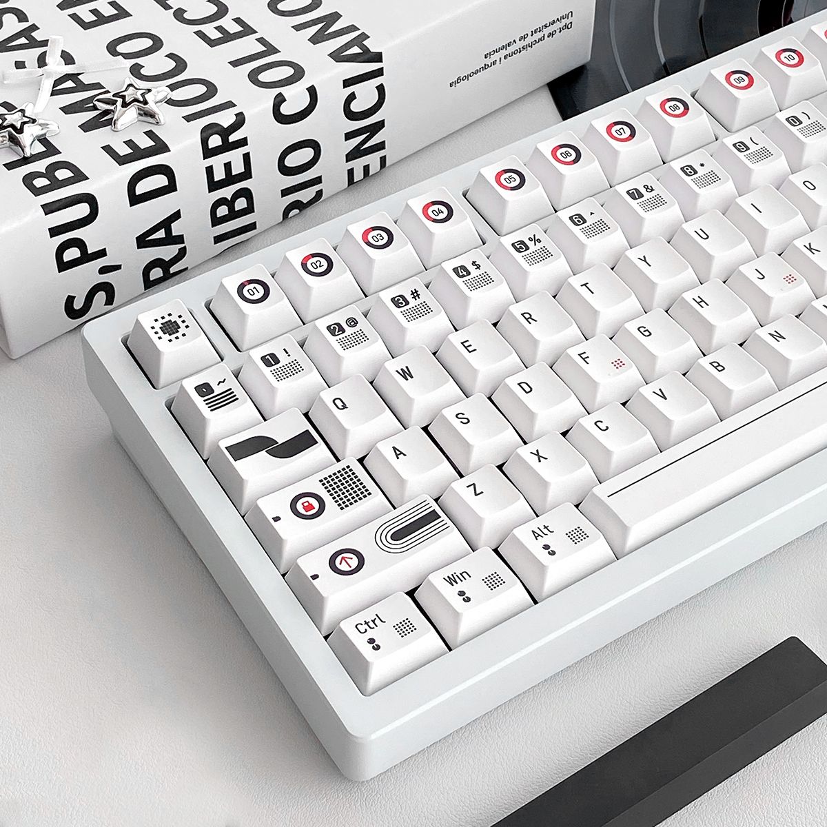 Countdown Cherry Profile 130+ Keys Keycaps Set (Canned)