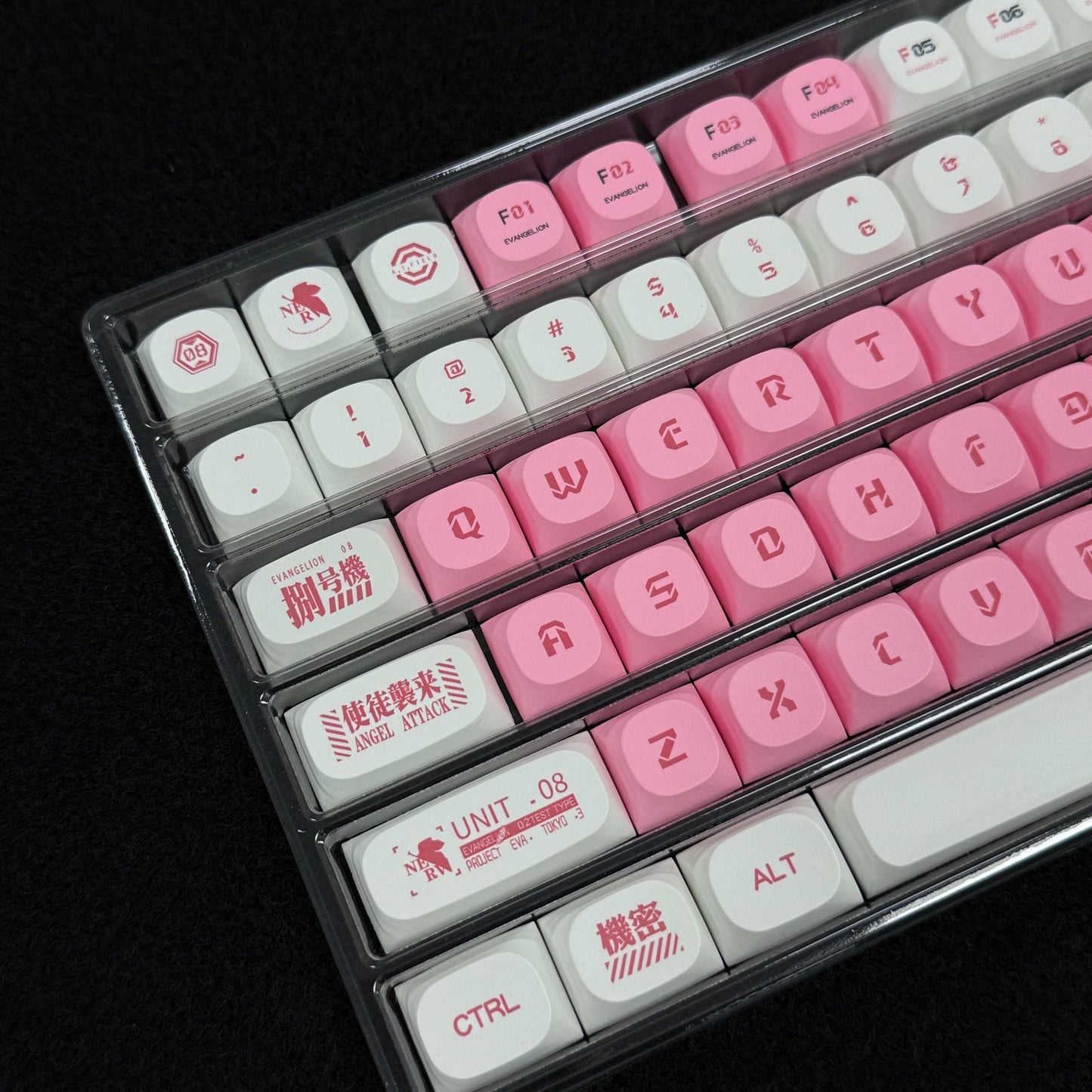 EVA 08 XDA Profile 120+ Keys Keycaps Set