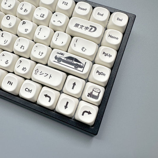Initial D PBT MOA Profile 118 Keys Keycaps Set