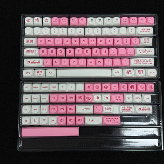 EVA 08 XDA Profile 120+ Keys Keycaps Set