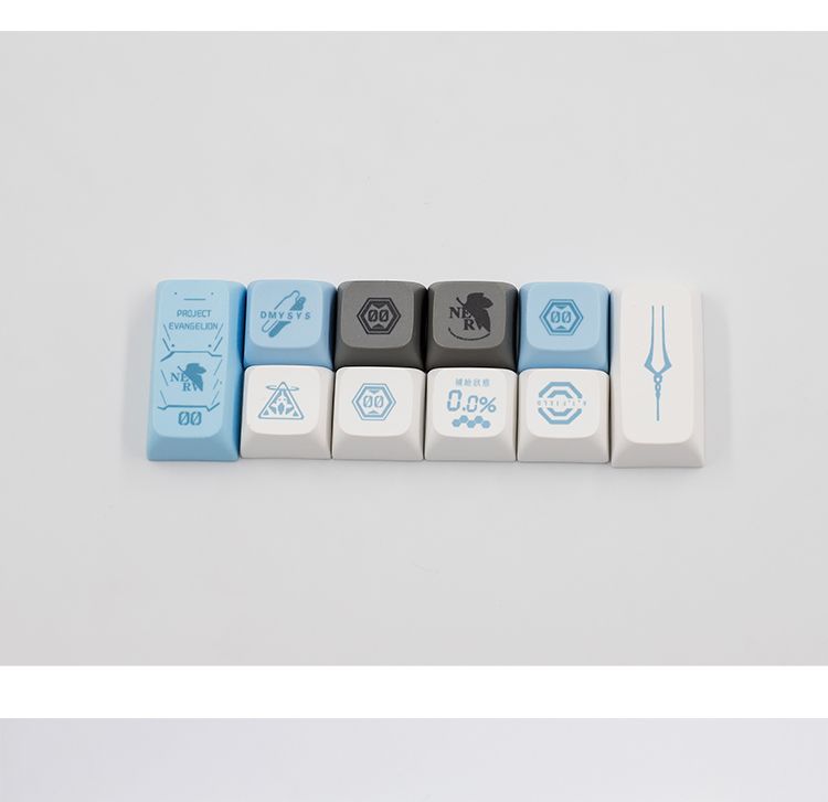 Eva 01 XDA PBT Keycaps Set