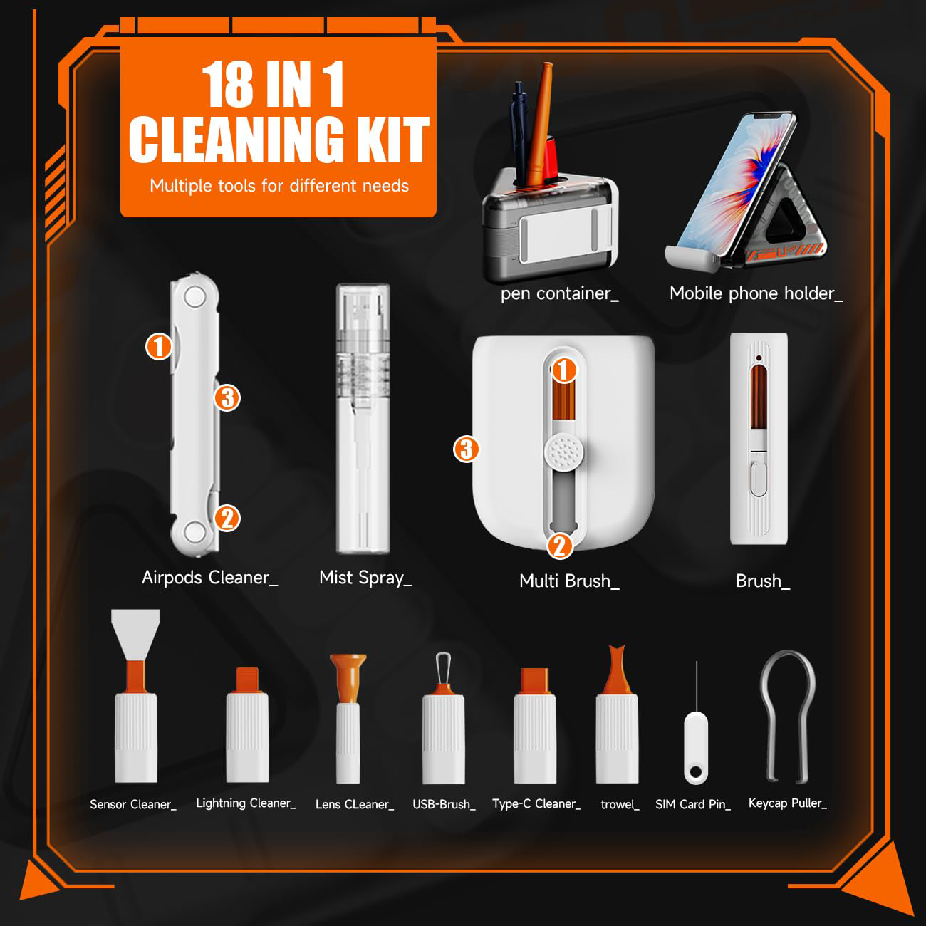 18 in 1 Cleaning Kit