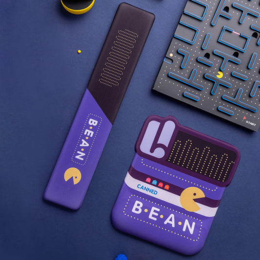 Bean Themed Keyboard and Mouse Wrist rest FancyKeebs