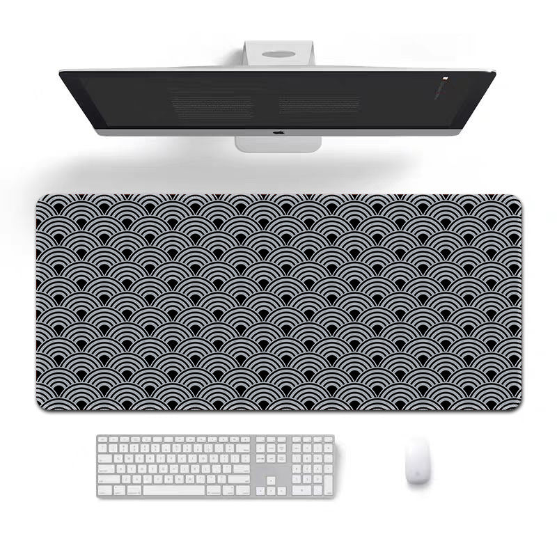 Black Ripple 4mm Thick Anti Skid Deskpad 900*400*4mm Price in BD