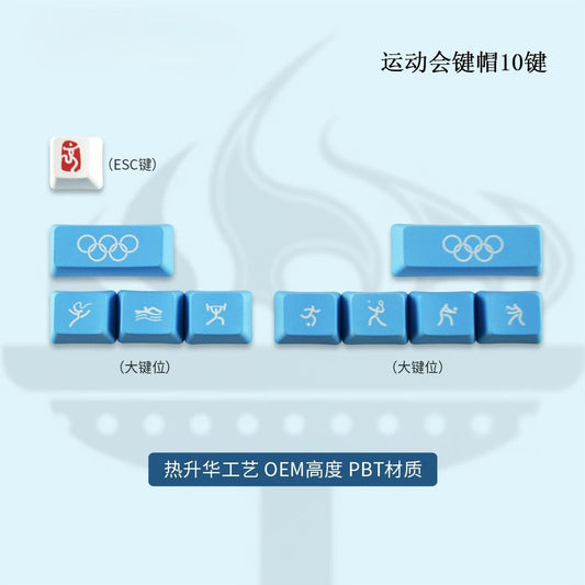 Olympic Themed Moduler Keycaps - Set of IO Keys