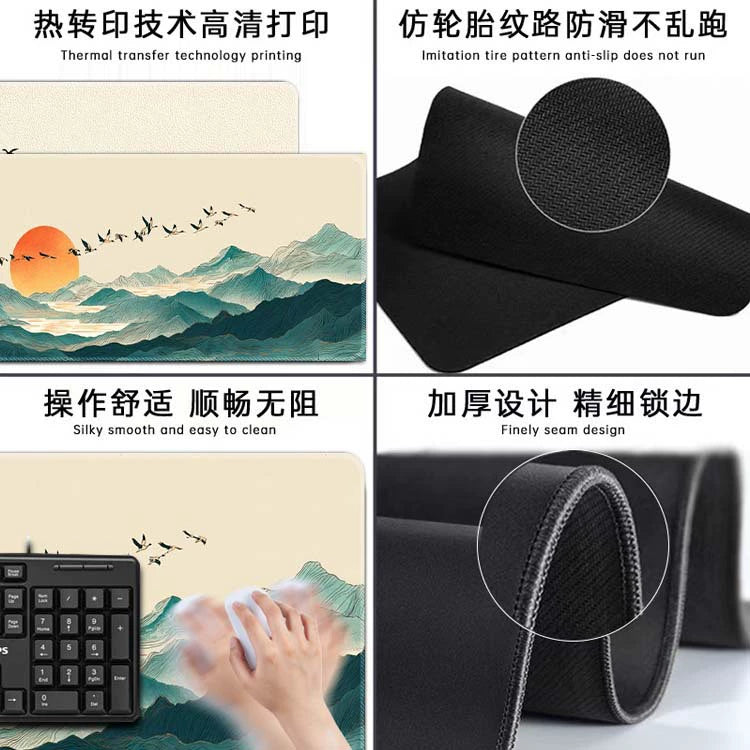 Sunrise 4mm Thick Anti Skid Deskpad 900*400*4mm