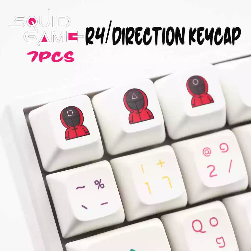 Squid Game R4 Mask Keycaps