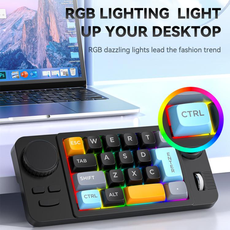 K811 19 Key Hot swappable Wired Macro RGB Keyboard