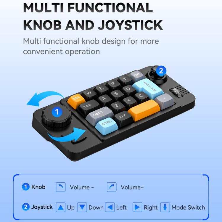 K811 19 Key Hot swappable Wired Macro RGB Keyboard