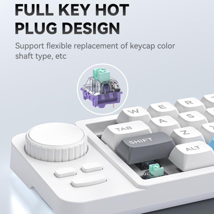 K811 19 Key Hot swappable Wired Macro RGB Keyboard