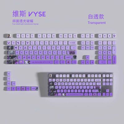 Valorant Themed Pudding Keycaps - VYSE ASA