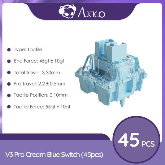 Akko V3 Creamy Blue Pro 45pc Box