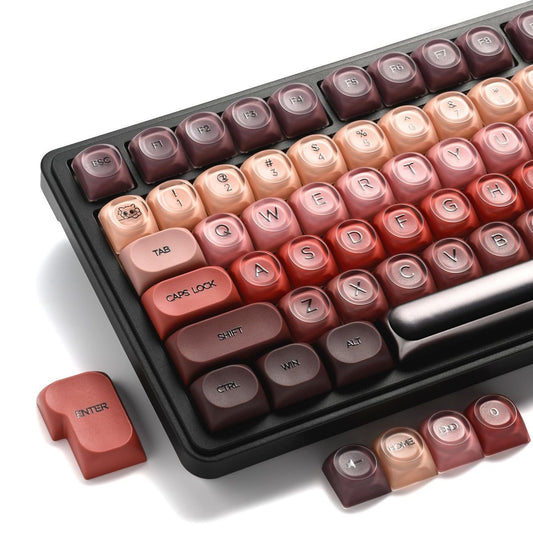 XVX Berry Semi Transparent HOA Profile 120+ Keys Keycaps Set