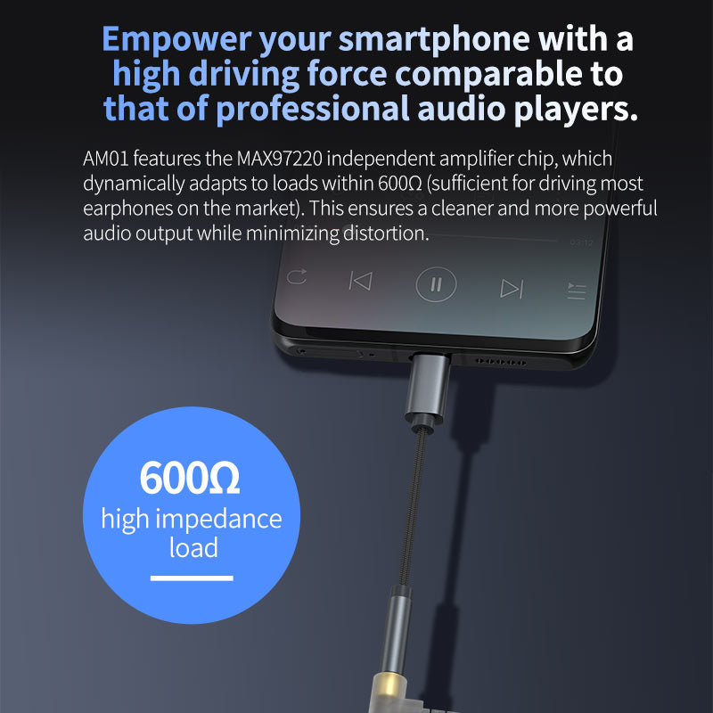 KZ AM01 Portable Decoding Amplifier with Mic