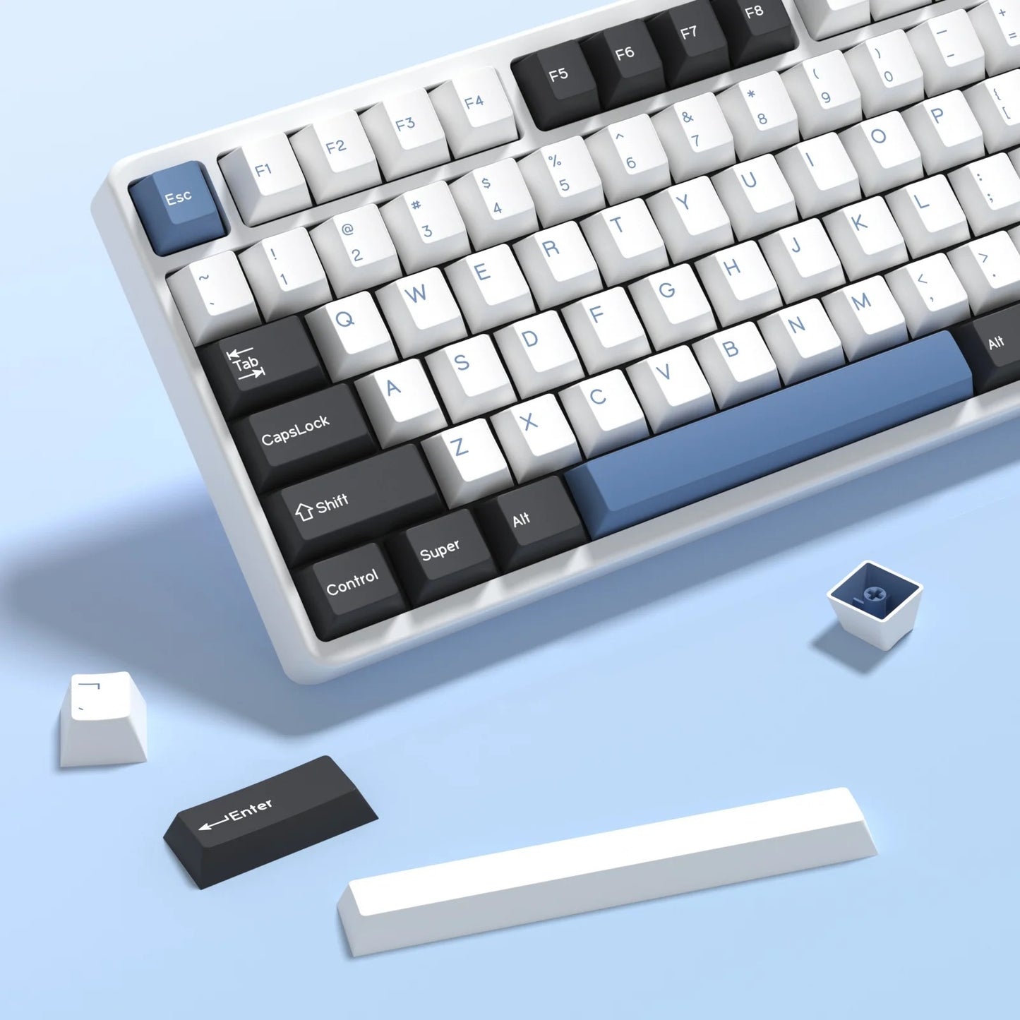 GMK Arctic Doubleshot PBT Cherry