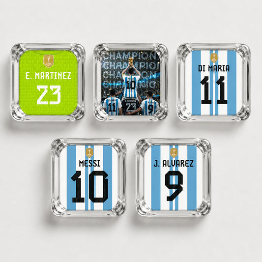 Argentina WC22 Champion Edition Football Jersey Caps XDA Profile - Set of 5 Keys