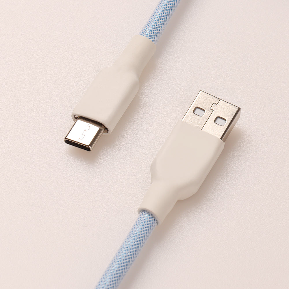 anti oxidation alloy interface of non coiled xlr aviator cable for keyboard in Bangladeshi FancyKeebs