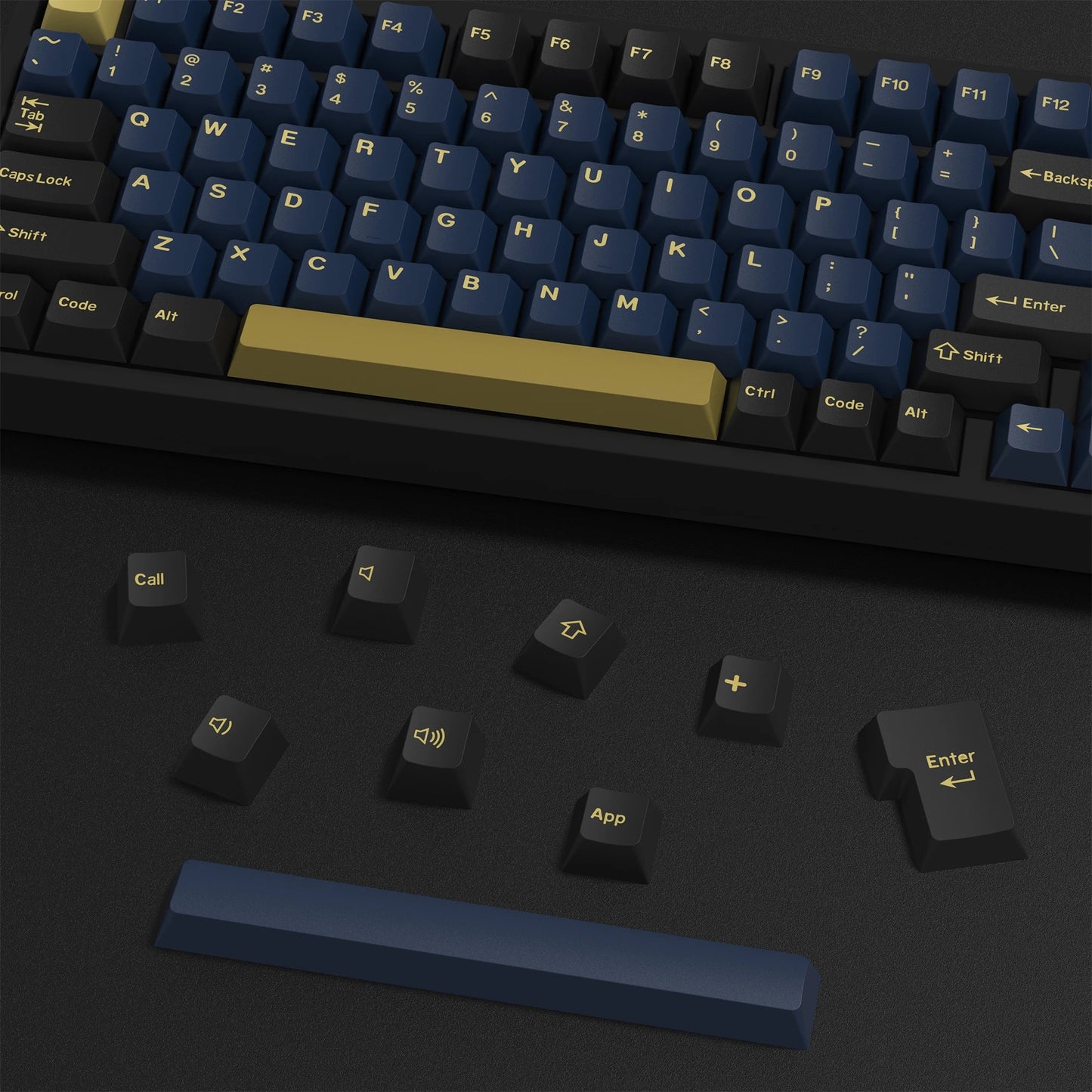 GMK Blue Samurai Doubleshot PBT Cherry