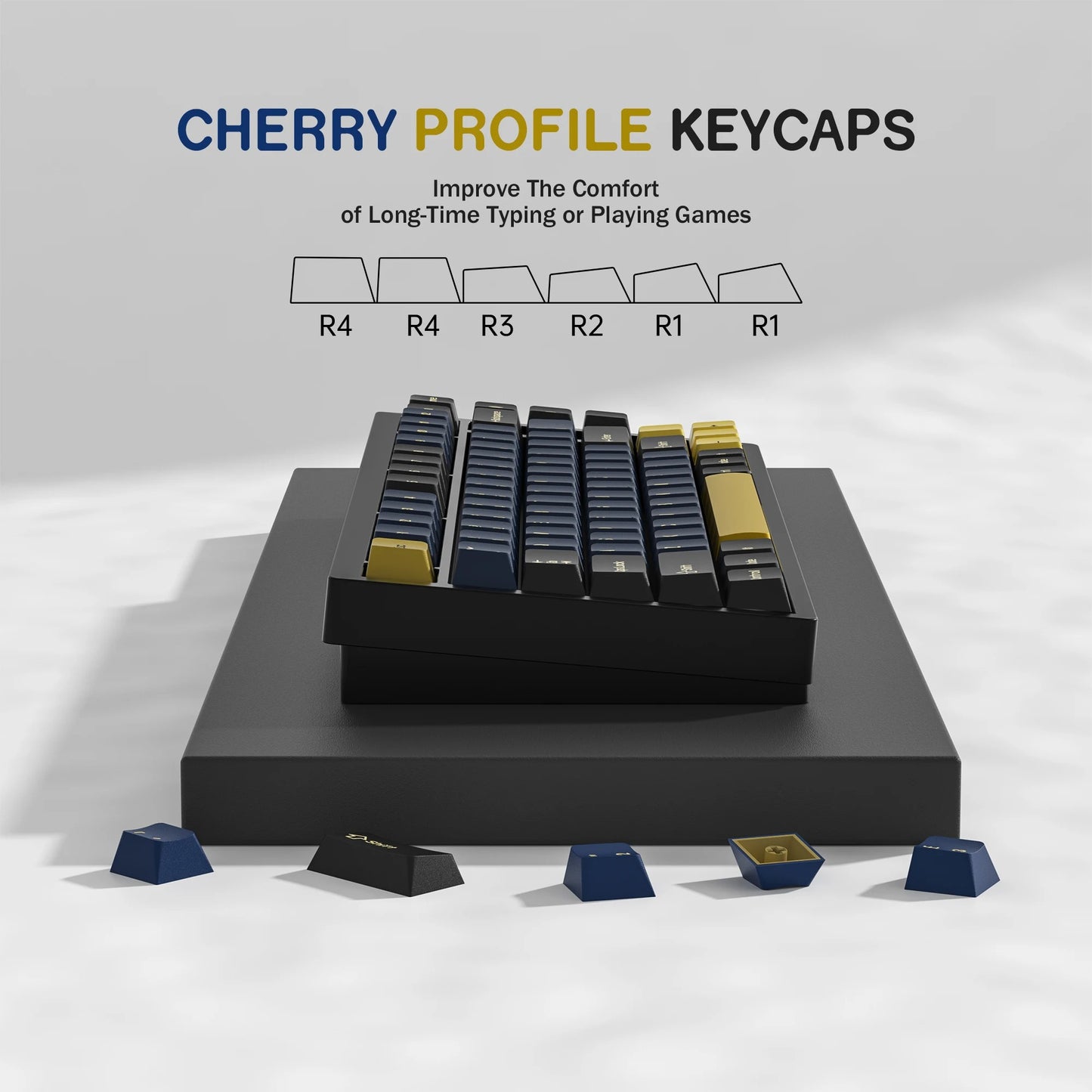 GMK Blue Samurai Doubleshot PBT Cherry