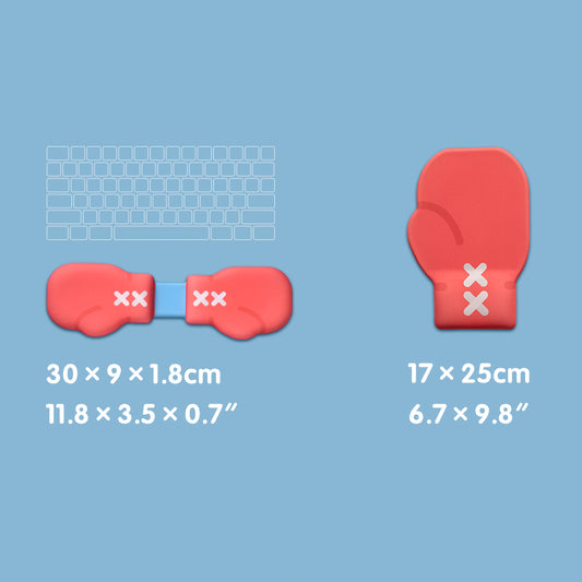 Premium Keyboard Mouse Wrist Rest - Boxing