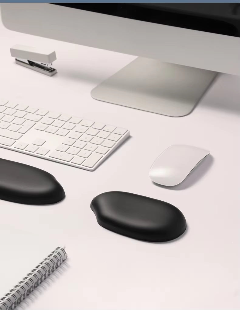 Premium Keyboard Mouse Wrist Rest Combo - Bubble