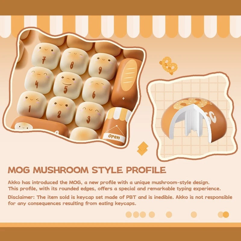 Akko Bun Wonderland Keycap MOG