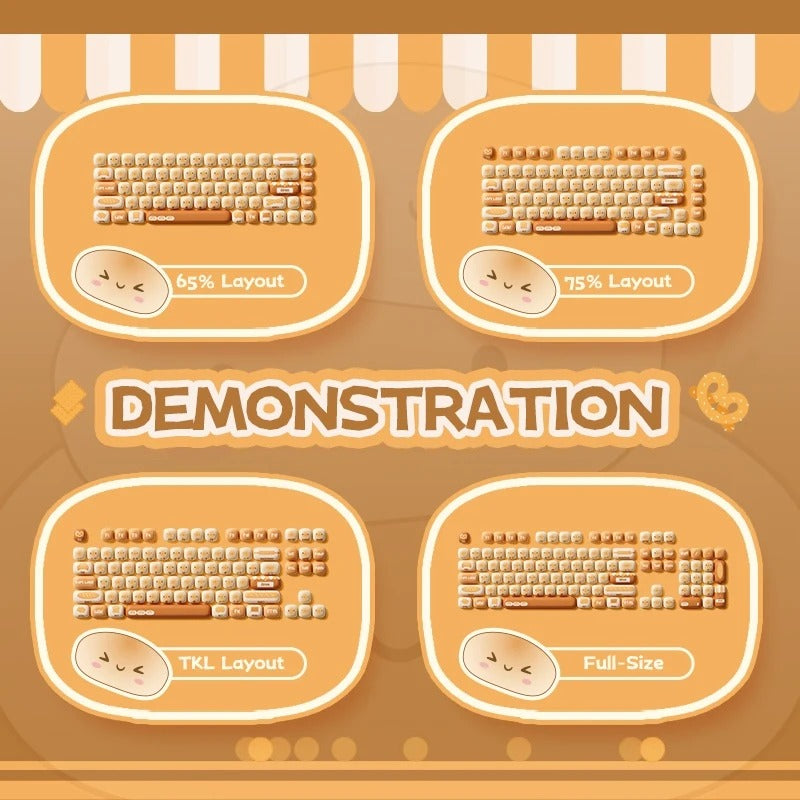 Akko Bun Wonderland Keycap MOG