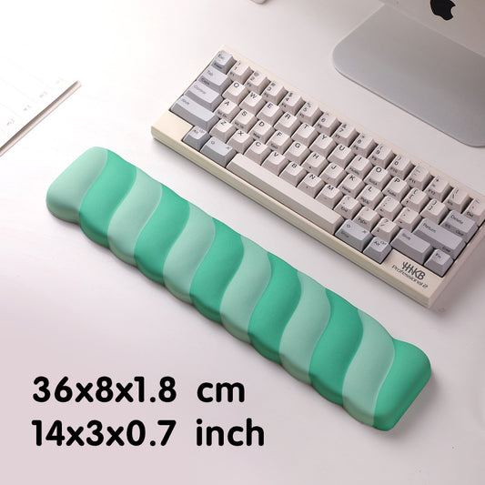 Premium Keyboard Mouse Wrist Rest Combo - Green Candy