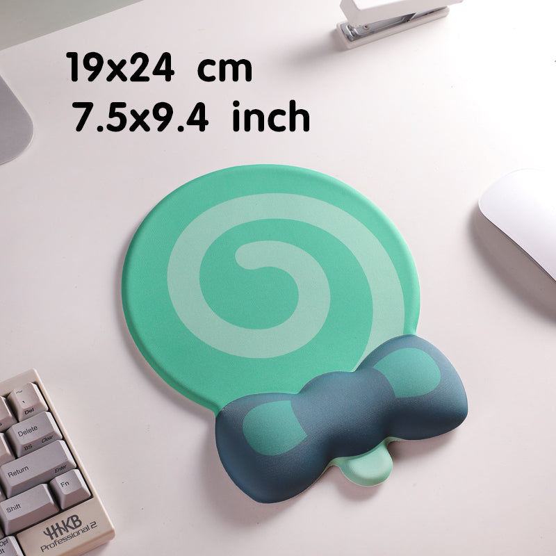 Premium Keyboard Mouse Wrist Rest Combo - Green Candy