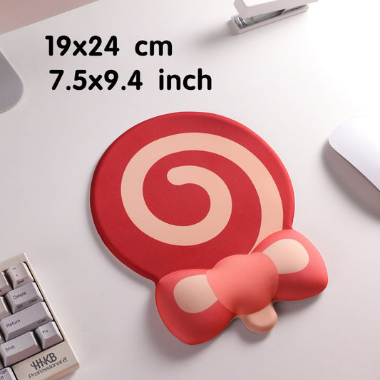 Premium Keyboard Mouse Wrist Rest Combo - Red Candy